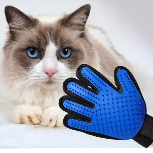 Pet Grooming Massage Mitt – Soft Silicone Massage Glove for Cats and Dogs