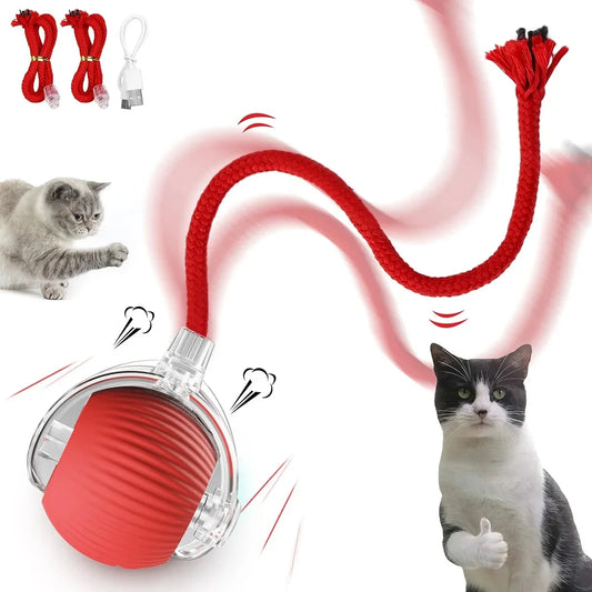 Smart Interactive Cat Ball – Automatic Rolling & Silent Play