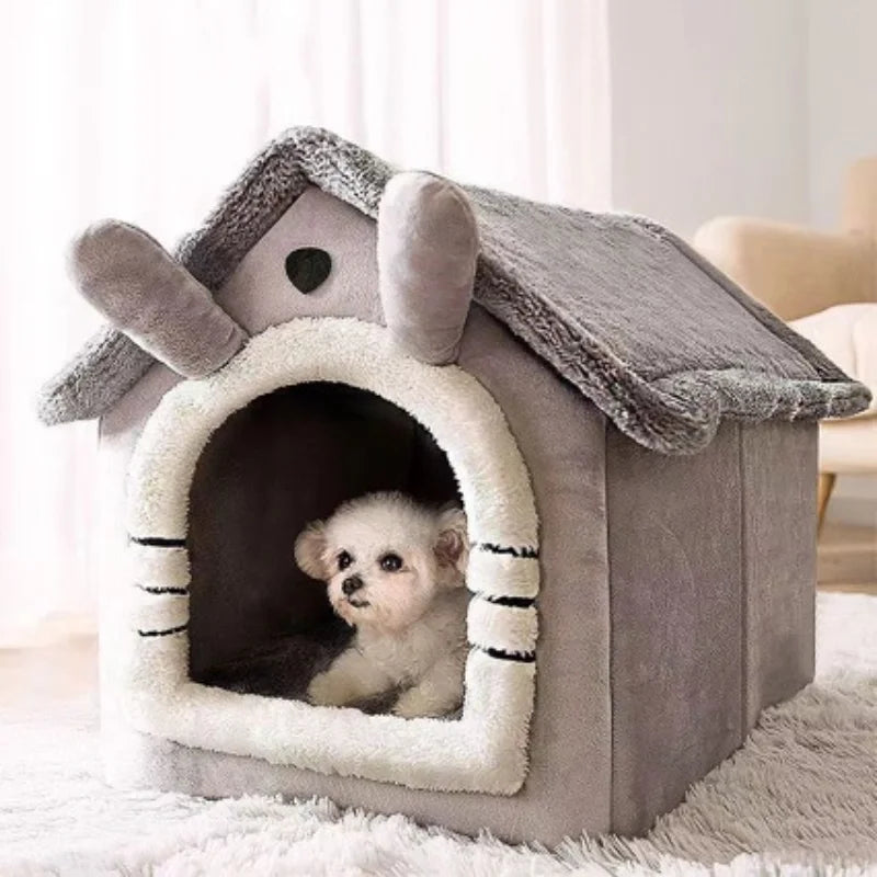 Snuggle Corduroy Dog House – Cozy All-Season Bed