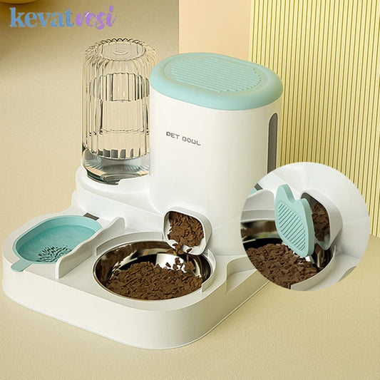 Automatic Cat Feeder & Water Fountain