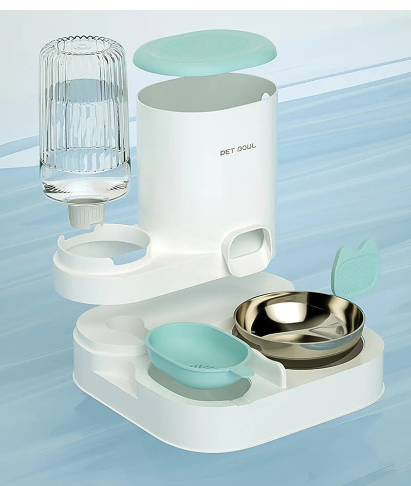 Automatic Cat Feeder & Water Fountain