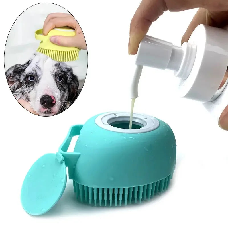 Soft Silicone Pet Brush – Gentle & Effective Grooming