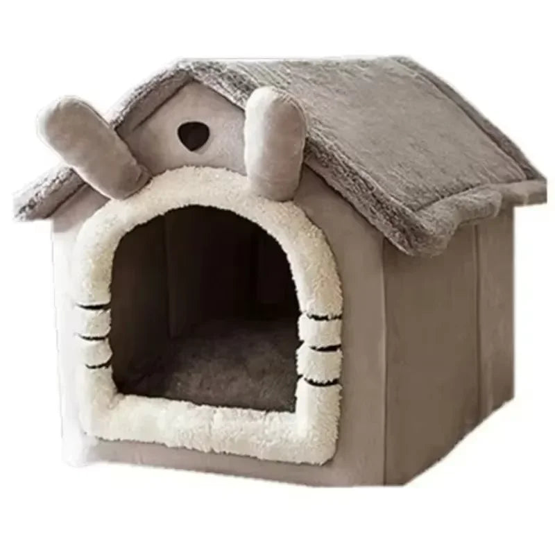 Snuggle Corduroy Dog House – Cozy All-Season Bed