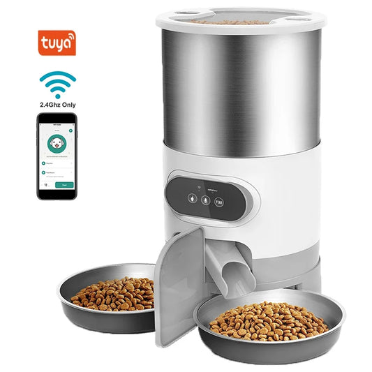 Smart Automatic Pet Feeder – Programmable Dry Food Dispenser for Cats & Dogs