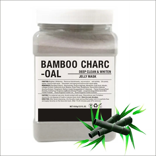 Bamboo Charcoal Gel Jelly Mask Powder – Deep Cleansing & Oil Control, Unisex Washable Facial Mask(650g)