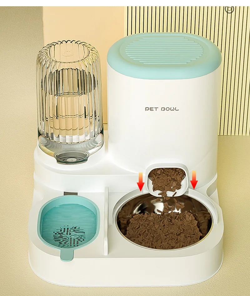 Automatic Cat Feeder & Water Fountain