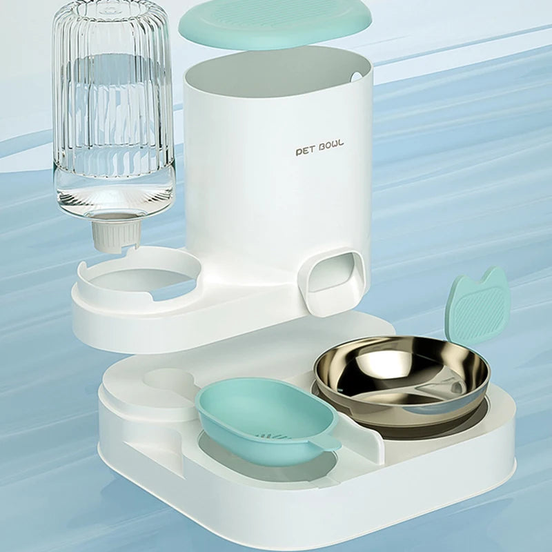 Automatic Cat Feeder & Water Fountain